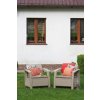 Zahradní sada Corfu II DUO - 75 x 70 x 79cm - cappucicno