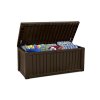 Keter Rockwood - zahradní box 570 L - 155 x 72,4 x 64,4 cm - hnědý