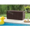 Keter Capri Ratan - zahradní úložný box 305 L - 123 x 53 x 57 cm - hnědý