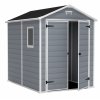 Zahradní domek Keter Manor 6x8 DD - 226 x 237 x 185 cm - šedý