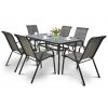 Zahradní nábytek BOLOGNA - 6+1 - Mixed Grey