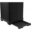 Zahradní odpadkový koš KETER Baltimore 125 L - 41 x 41 x 87,4 cm - černý