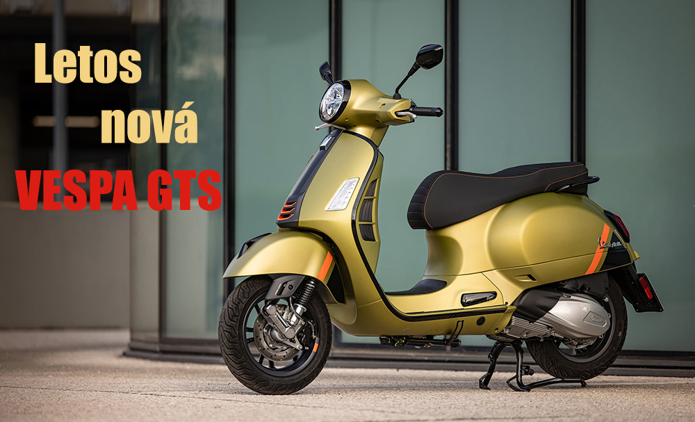 nová Vespa GTS 2023