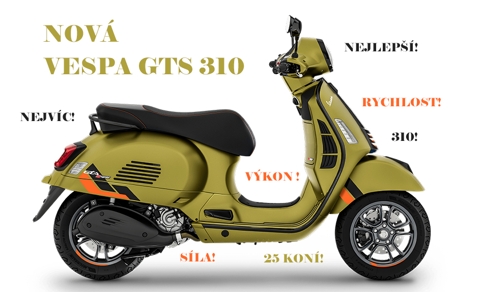 nová Vespa GTS 310