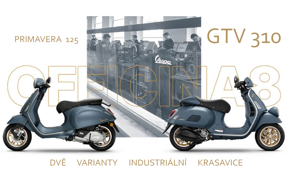 NOVÁ VESPA GTV OFFICINA