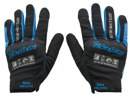 Vespa Handschuhe schwarz blau DEC 8T0008M02BLK 01