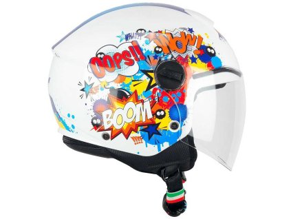 casco moto jet bambino cgm 261g mini comics blu bianco 231395 zoom