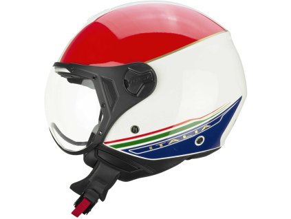 cgm 167i flo italia jet motorcycle helmet white shaped visor 206319 zoom