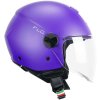 cgm 167a flo mono jet motorcycle helmet matt purple long 258858 zoom