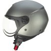 moto jet helmet cgm 167a flo mono satin anthracite shaped visor 204842 zoom