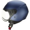 cgm 167a flo mono jet motorcycle helmet matt blue shaped visor 204835 zoom