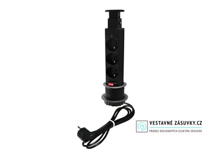 Port slim czarny