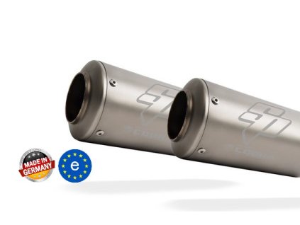 Laděný výfuk SPEEDPRO COBRA SP1 Slip-on Dual HighUp Underseat Ducati MONSTER 696/796/1100