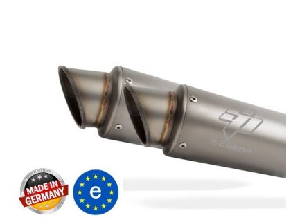 Laděný výfuk SPEEDPRO COBRA SP2 Slip-on Dual HighUp Underseat Ducati MONSTER 696/796/1100