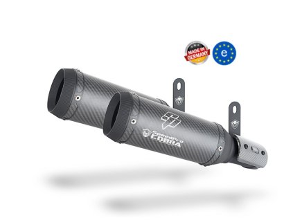 Laděný výfuk SPEEDPRO COBRA SPX BlackSeries Slip-on Dual Yamaha XJR 1300 1999-2003