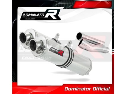 Laděný výfuk DOMINATOR DUCATI MONSTER 800 03-04 KULATÉ KONCOVKY STANDART