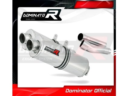 Laděný výfuk DOMINATOR DUCATI MONSTER 800 03-04 OVÁLNÉ KONCOVKY