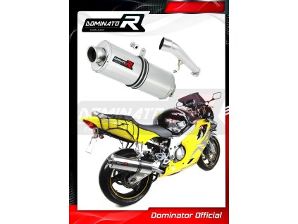 Laděný výfuk DOMINATOR Honda CBR 600 F4 99-00 OVÁLNÁ KONCOVKA