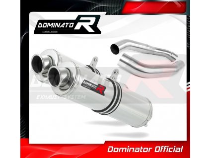 Laděný výfuk DOMINATOR Honda CBR1000F 88-00 KULATÉ KONCOVKY STANDART