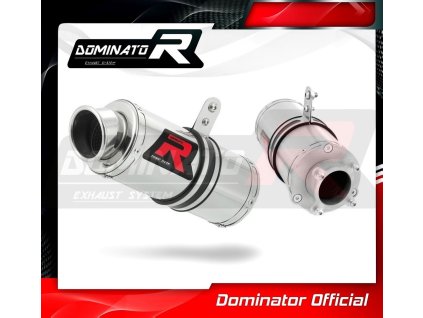 Laděný výfuk DOMINATOR Honda CBF 250 04-06 KULATÁ KONCOVKA KRÁTKÁ GP1