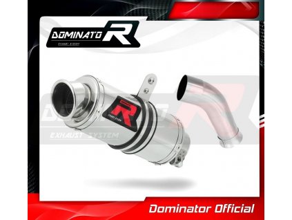 Laděný výfuk DOMINATOR Honda VFR 750 93-97 KULATÁ KONCOVKA KRÁTKÁ GP1