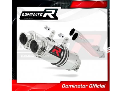 Laděný výfuk DOMINATOR Honda CB 750 92-03 KULATÉ KONCOVKY KRÁTKÉ GP1