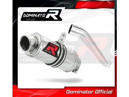 Laděný výfuk DOMINATOR Kawasaki ZX6R 636 03-04 KULATÁ KONCOVKA KRÁTKÁ GP1