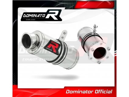 Laděný výfuk DOMINATOR Kawasaki ZX7R 96-03 KULATÁ KONCOVKA KRÁTKÁ GP1