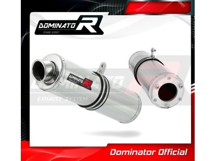 Laděný výfuk DOMINATOR Kawasaki ZX7R 96-03 KULATÁ KONCOVKA STANDART