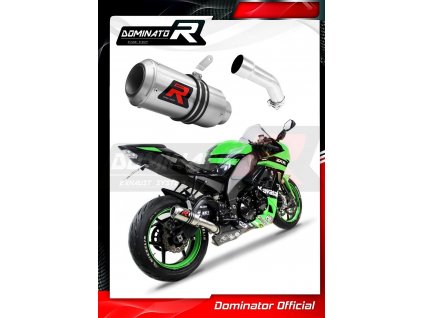 Laděný výfuk DOMINATOR Kawasaki ZX10R 08-10 KULATÁ KONCOVKA GP