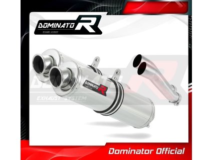 Laděný výfuk DOMINATOR Kawasaki ZZR1100 93-98 KULATÉ KONCOVKY STANDART