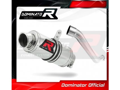 Laděný výfuk DOMINATOR Kawasaki Z750 05-06 KULATÁ KONCOVKA KRÁTKÁ GP1