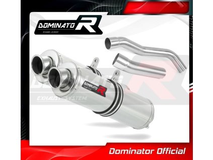 Laděný výfuk DOMINATOR Kawasaki Z1000 07-09 KULATÉ KONCOVKY STANDART