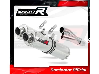 Laděný výfuk DOMINATOR Kawasaki Z1000 10-13 KULATÉ KONCOVKY STANDART