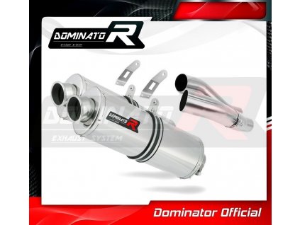 Laděný výfuk DOMINATOR Kawasaki Z1000 10-13 OVÁLNÉ KONCOVKY