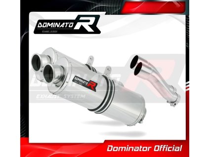 Laděný výfuk DOMINATOR Kawasaki GPZ500 87-03 OVÁLNÉ KONCOVKY
