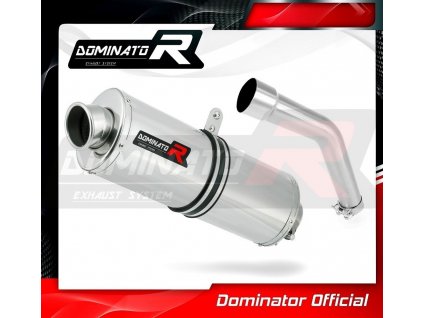 Laděný výfuk DOMINATOR Kawasaki KLE500 OVÁLNÁ KONCOVKA
