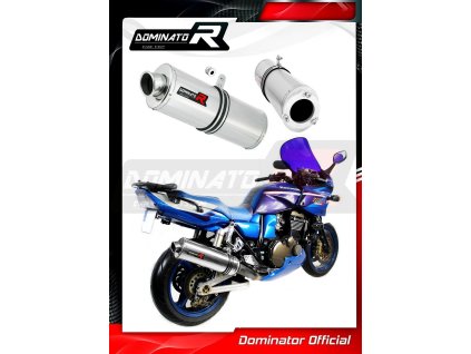 Laděný výfuk DOMINATOR Kawasaki ZRX1200 OVÁLNÁ KONCOVKA