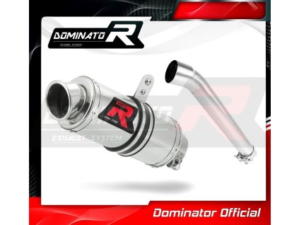 Laděný výfuk DOMINATOR SUZUKI GSXR 1000 05-06 KULATÁ KONCOVKA KRÁTKÁ GP1