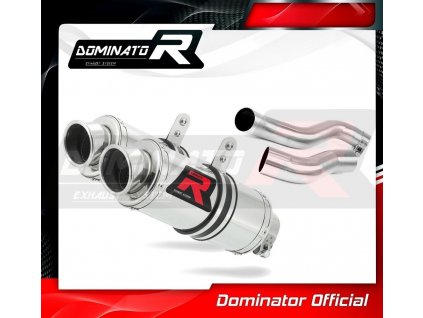 Laděný výfuk DOMINATOR SUZUKI GSXR 1000 K9-K11 09-11 KULATÉ KONCOVKY KRÁTKÉ GP1