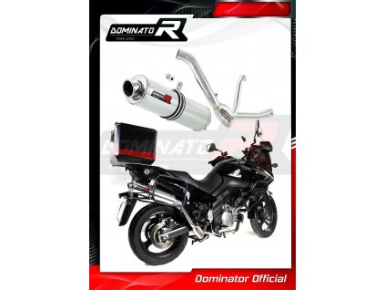 Laděný výfuk DOMINATOR SUZUKI DL650 V-STROM 07-16 KULATÁ KONCOVKA STANDART