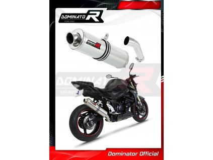 Laděný výfuk DOMINATOR SUZUKI GSR750 KULATÁ KONCOVKA STANDART