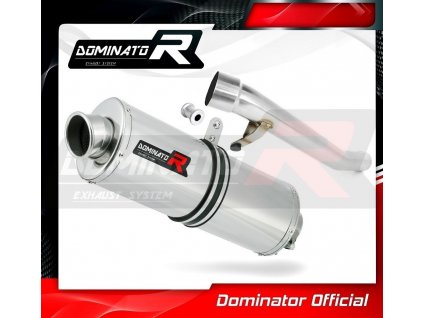 Laděný výfuk DOMINATOR SUZUKI GSXF 600 / 750 98-06 OVÁLNÁ KONCOVKA