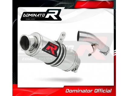 Laděný výfuk DOMINATOR SUZUKI GSXF 650 / 1250 07-16 KULATÁ KONCOVKA KRÁTKÁ GP1