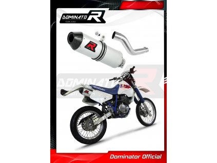 Laděný výfuk DOMINATOR SUZUKI DR350 90-99 OVÁLNÁ KONCOVKA MX