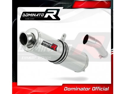 Laděný výfuk DOMINATOR SUZUKI DR650R 90-96 KULATÁ KONCOVKA STANDART