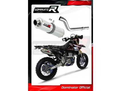 Laděný výfuk DOMINATOR SUZUKI DRZ DR-Z 400 S / SM 00-19  KULATÁ KONCOVKA STANDART