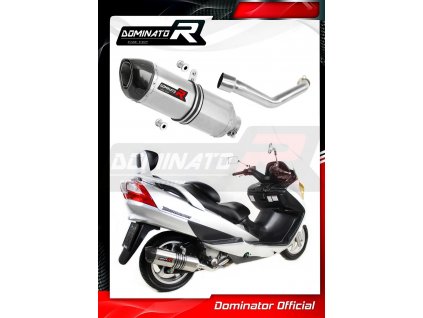 Laděný výfuk DOMINATOR SUZUKI BURGMAN 400 03-08 KONCOVKA HP1