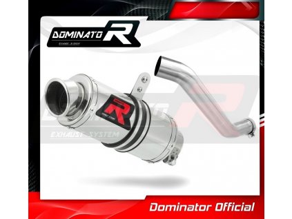 Laděný výfuk DOMINATOR YAMAHA YZF R1 RN09 02-03 KULATÁ KONCOVKA KRÁTKÁ GP1