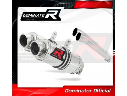 Laděný výfuk DOMINATOR DUCATI 750 SPORT, SS 00-02 KULATÉ KONCOVKY KRÁTKÉ GP1